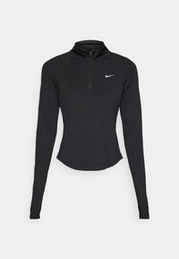 TEMPO - Langærmet T-shirt - black/reflective silver-coloured