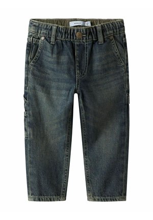 Široke kavbojke - vintage dark blue denim