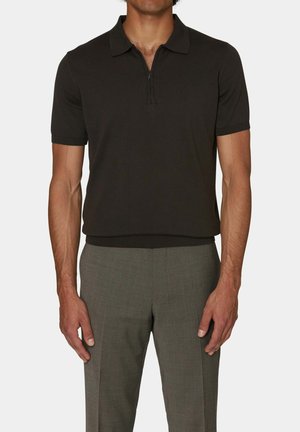 Oscar Jacobson Polo shirt - brown elk