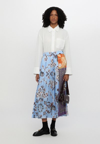 WEEKEND MaxMara EDERE - Pliceret nederdel /Nederdele med folder - azzurro