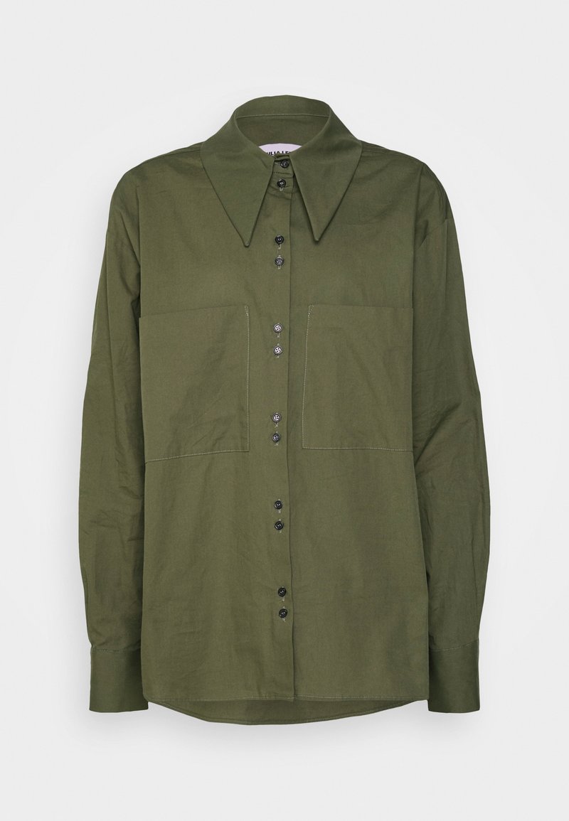 JULIA LEIFERT Overhemdblouse kaki JULIA LEIFERT Overhemdblouse kaki