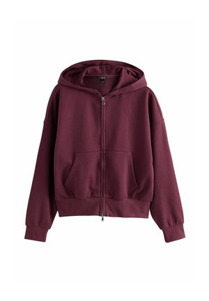 Next, ZIP THROUGH HOODIE - Sweatjakke - burgundy red