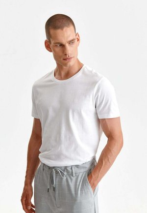 Top Secret KRÓTKI RĘKAW - T-Shirt basic - biały