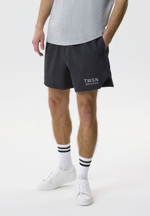 TWO SOON SHORTS SPORT UNISEX - Shorts - black