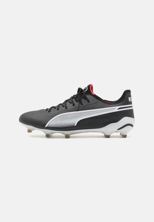 KING ULTIMATE FG/AG - Chaussures de foot à crampons - black white fire orchid