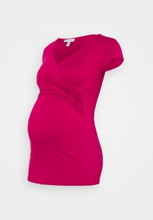 FIONA - Triko s potiskem - raspberry