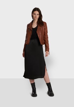 SAMANTHA - Leren jas - brown