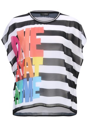 Bluse - schwarz weiss