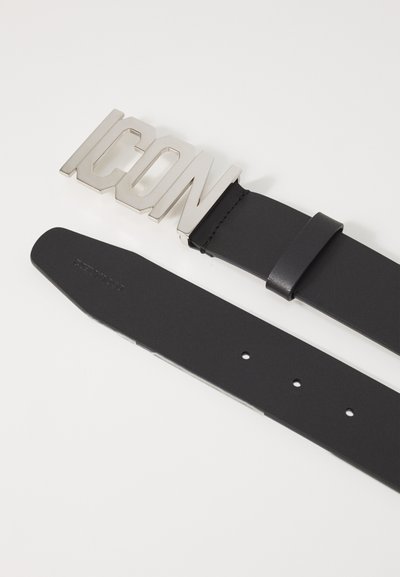 DSQUARED2 ICON BELT - Gürtel - nero/palladio