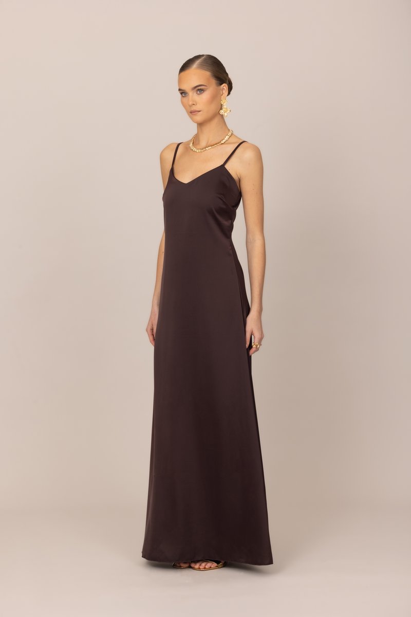 WAL G. SANDY - Cocktail dress / Party dress - dark brown - Zalando.ie
