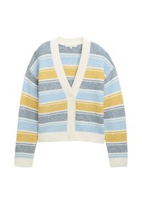 Neuletakki - blue yellow stripe