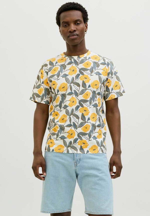 T-Shirt print - buttercream