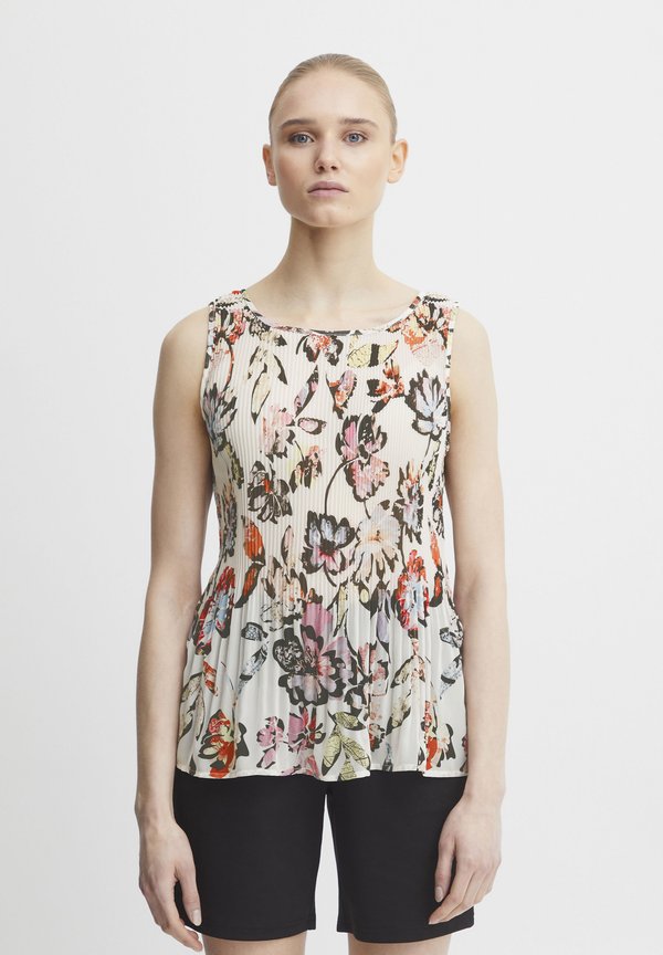 IHElly - Blouse - crystal gray collage print