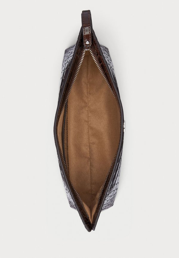 TOP ZIP POUCH LARGE - Wash bag - dark hickory3