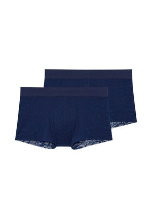 2ER PACK FREE CUT RETRO  - Boxers - navy