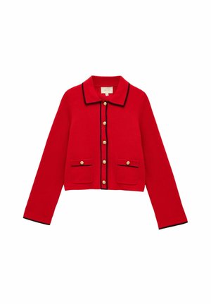 Strickjacke - red