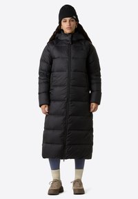 The North Face W HYDRENALITE CITY LONG DOWN HOODED PARK - Páperový kabát - tnf black