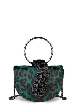 Umhängetasche - verde oscuro jaspeado