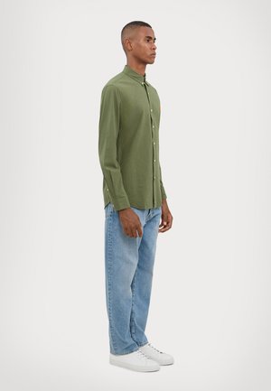 LONG SLEEVE - Button down-skjorte - supply olive