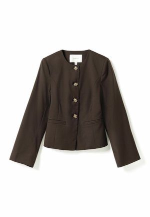 Noella, N-KASAUNDRA LS BLAZER - Veste légère - chocolate