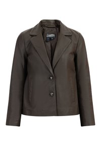 Jachetă piele - taupe