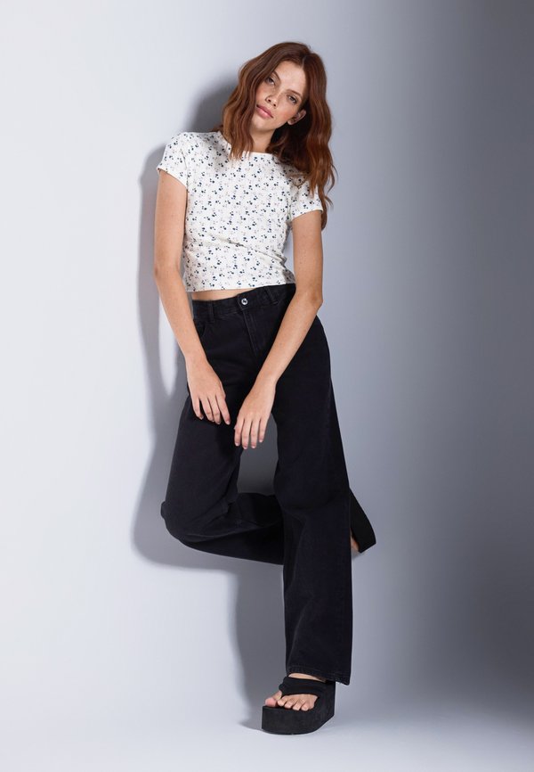 2 PACK - Print T-shirt - egret