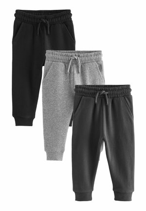 SOFT TOUCH 3 PACK REGULAR FIT - Jogginghose - black charcoal grey