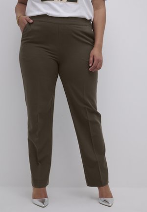 SAKIRA LONG - Trousers - forest night