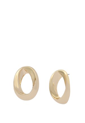 OVAL TWIST POST - Earrings - gold