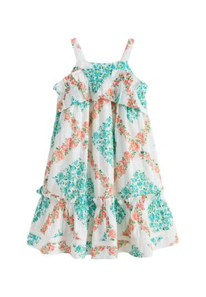 Laura Ashley, REGULAR FIT - FRILL VOLUME DRESS . - Vestido informal - multi chedwell scarves