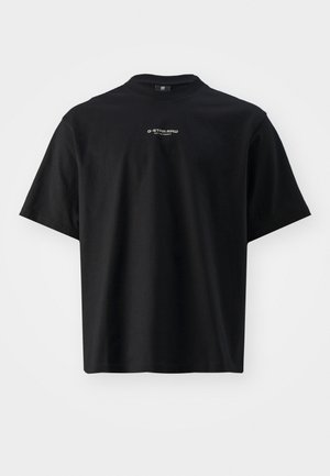 G-Star CENTER CHEST BOXY  - T-shirt basic - black