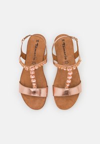 Tamaris Riemensandalette - rose metallic