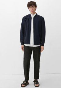 s.Oliver KURZARM MIT BUTTON-DOWN-KRAGEN - Hemd - weiß