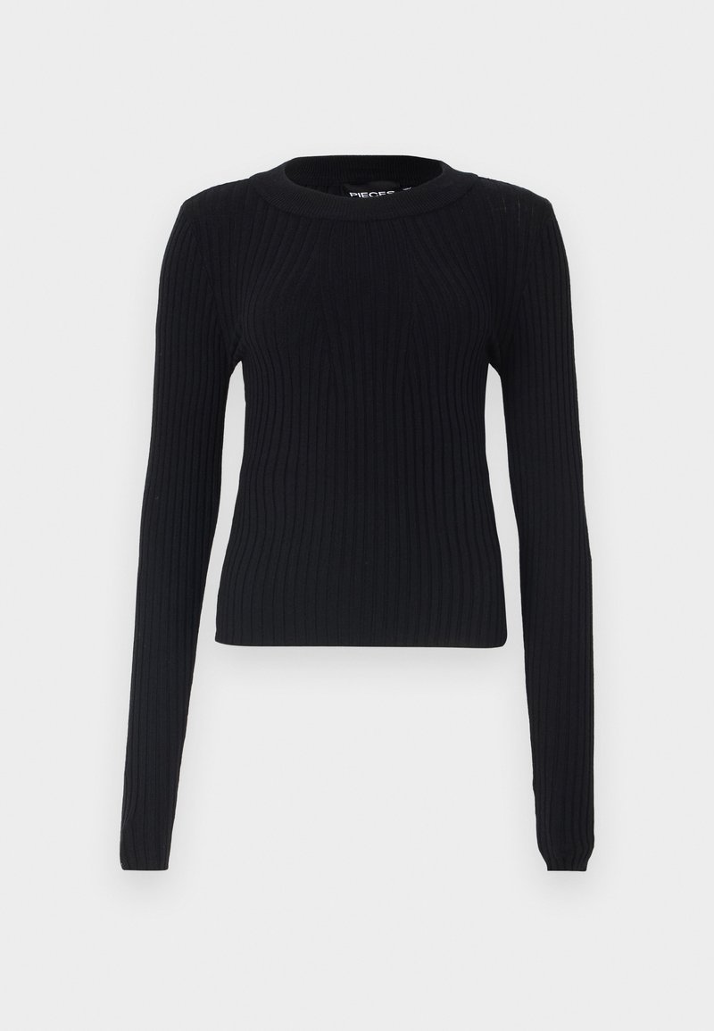 Pull Femme En Maille - Col Rond - Manches Longues - Ourlet Côtelé