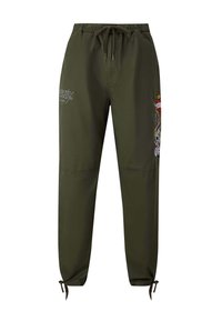Ed Hardy SIDE-SNAKE-SKULL TECH - Trainingsbroek - green