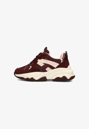 Posh by Poelman, POSH BY POELMAN GIGI MEISJES SNEAKERS. - Trainers - dark red