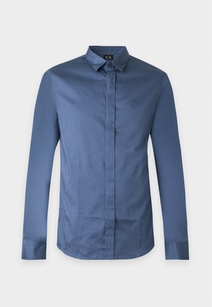 Armani Exchange, SHIRT SLIM - Camicia - vintage indigo