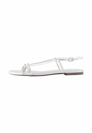 REGULAR FIT - FOREVER COMFORT JEWEL DETAIL STRAPPY - Sandali - metallic grey