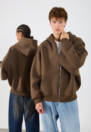 SCUBA ZIP UNISEX - Mikina so zipsom - coffee liqueur