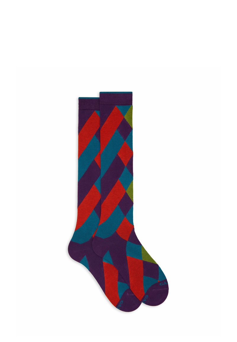 Gallo WITH COLOURED GEOMETRIC MOTIF - Calzettoni - strelizia