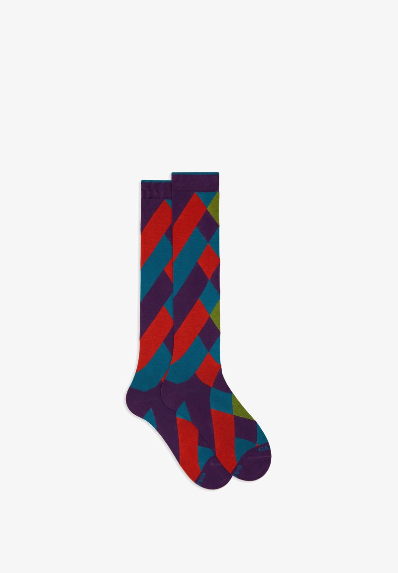 Gallo WITH COLOURED GEOMETRIC MOTIF - Calzettoni - strelizia