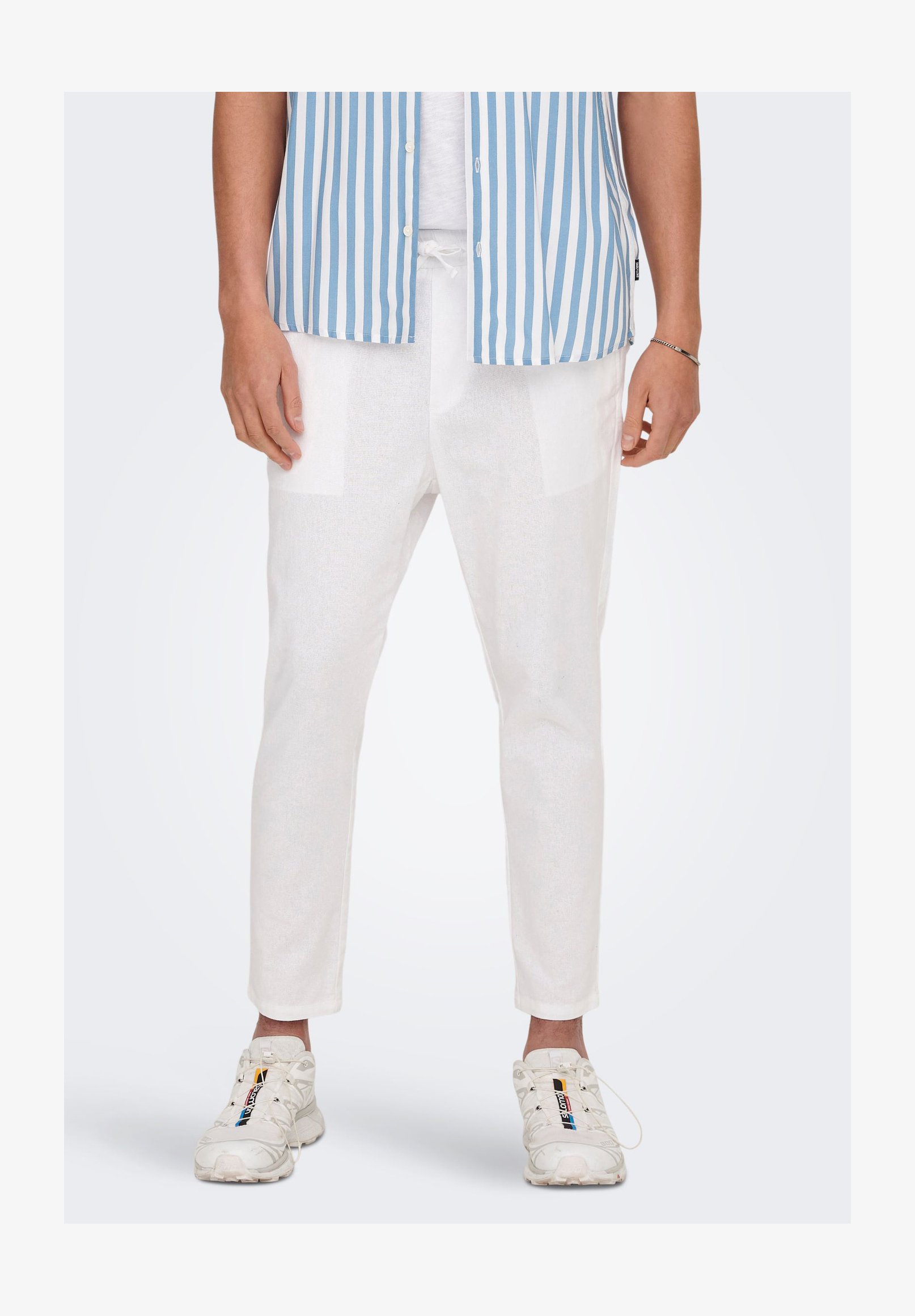 Pantaloni Uomo Only & Sons – Modello Casual, Colore Verde Oliva