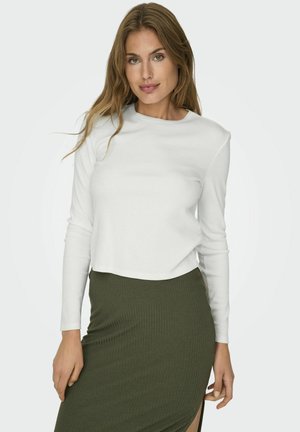ONLY Striktrøje - white