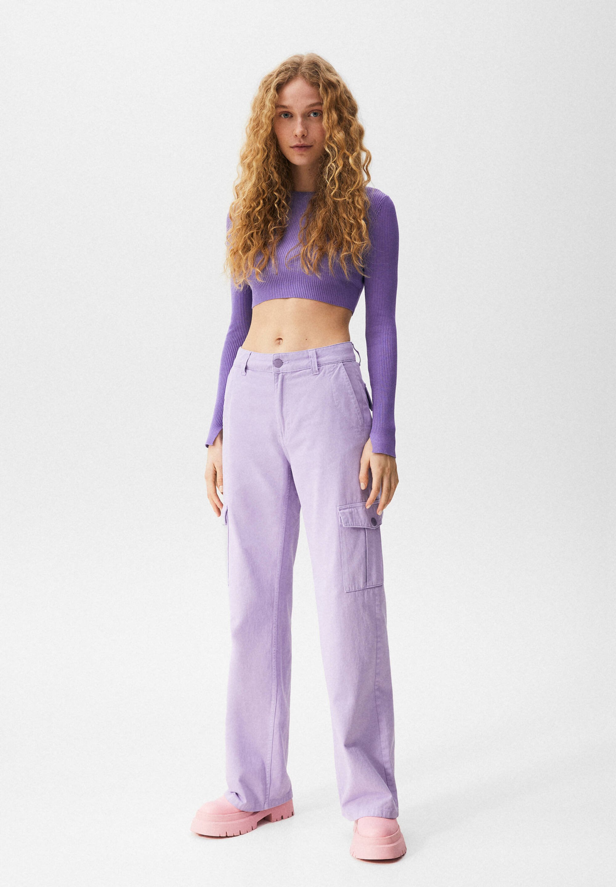 pantaloni cargo pull and bear