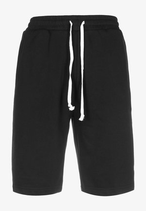 LOW CROTCH SWEATSHORTS - Shorts - black