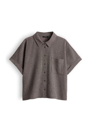 OPUS, RELAXED FIT MELANGE LOOK - Hemdbluse - affogato