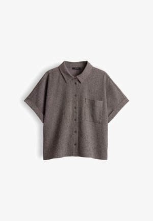 OPUS, RELAXED FIT MELANGE LOOK - Hemdbluse - affogato