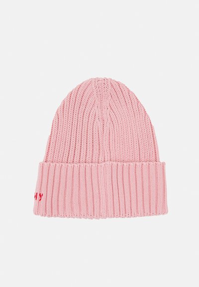 RUSLAN BAGINSKIY HAND-EMBROIDERED BEANIE - Kootud müts - pink