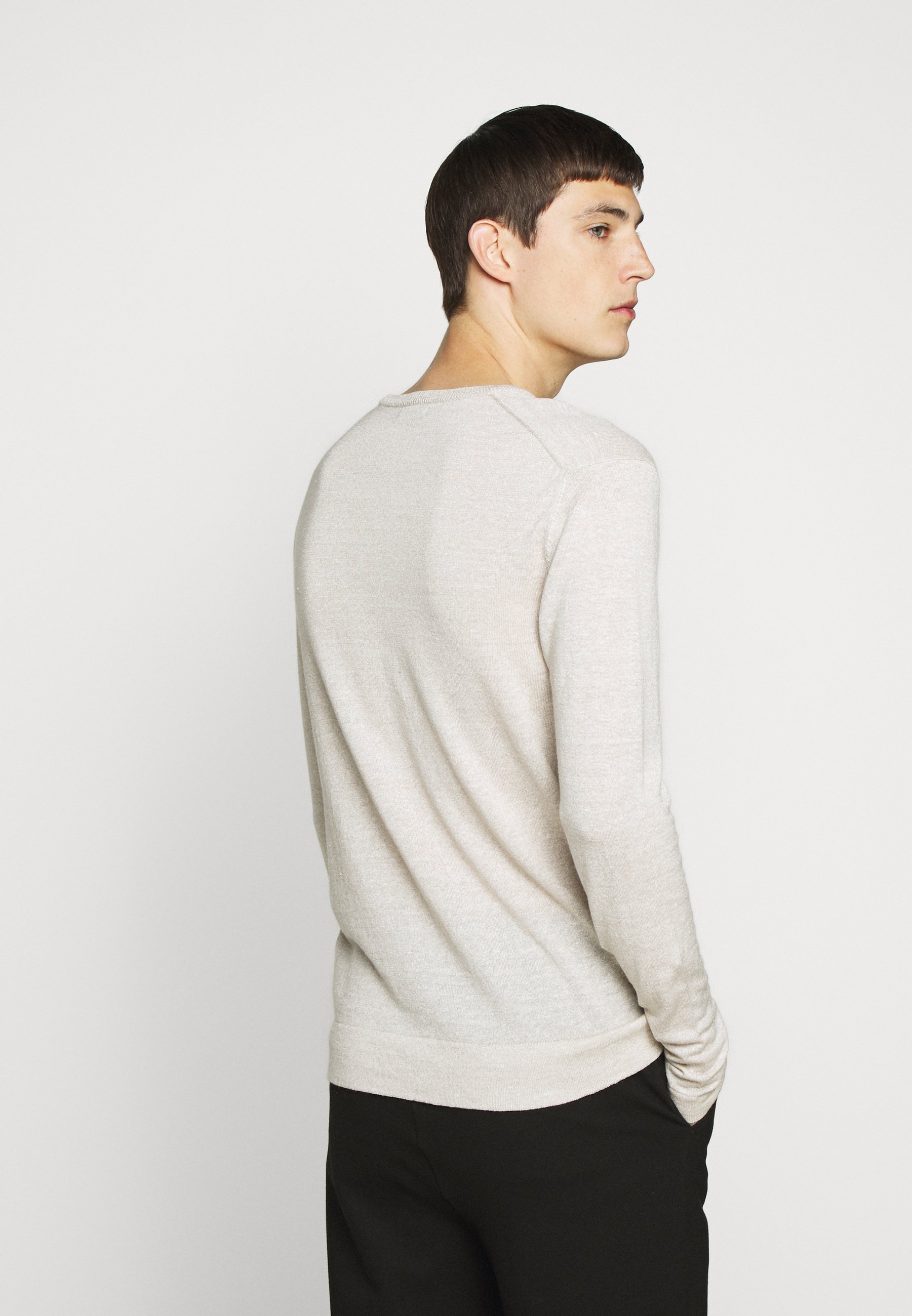 J.LINDEBERG PERFECT Strikkegenser cloud grey Zalando.no J.LINDEBERG Strikkegenser - grey