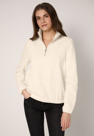 MIT ZIPPER - Sweater - beige